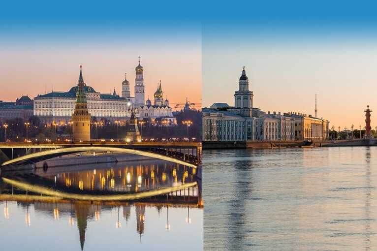 Круизы между Москвой и Санкт-Петербургом